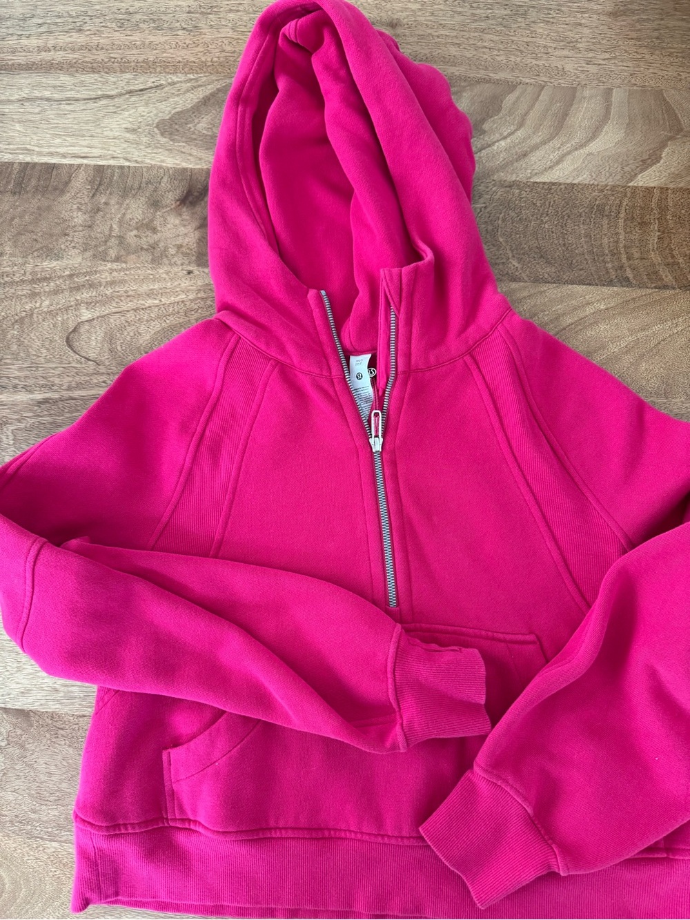lululemon athletica Hot Pink Half-Zip Hoodie